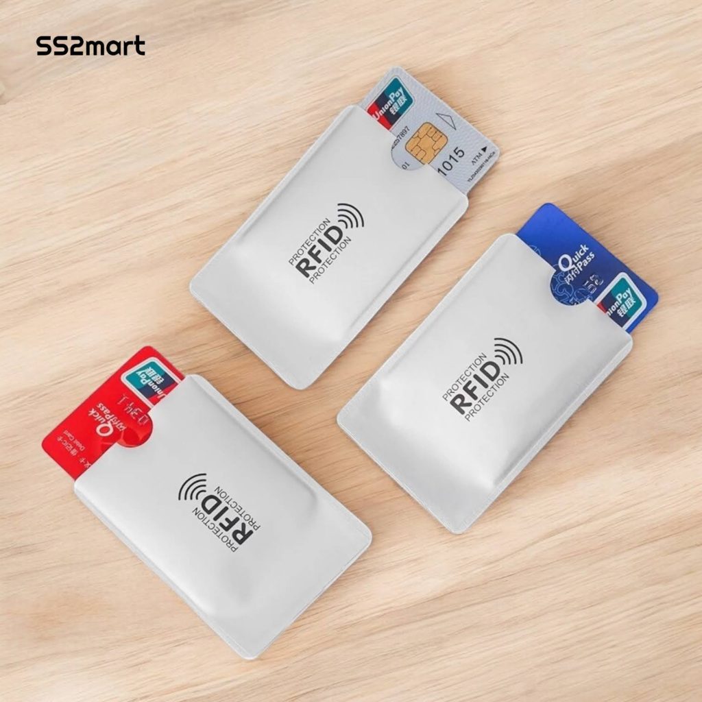 Anti Rfid Card Holder NFC Blocking Reader Case Protection Aluminium