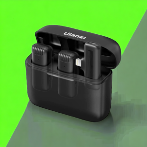 Ulanzi J12 dual wireless microphone for Android/iPhone With Charging Case