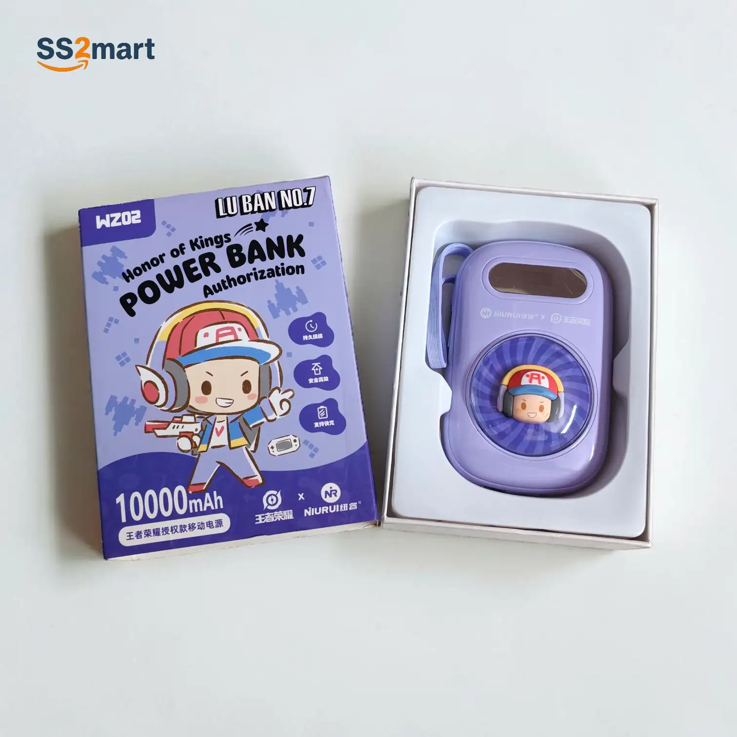 power bank Honor of Kings Power Bank 10000mAh (WZ02) - Lu Ban No.7 Limited Edition | SS2 Mart