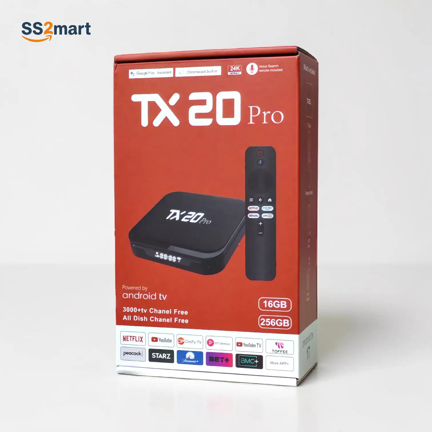 TX20 Pro Android TV Box (Type - C Version) | New Voice Remote TX20 Pro Android TV Box (Type - C Version) | New Voice Remote