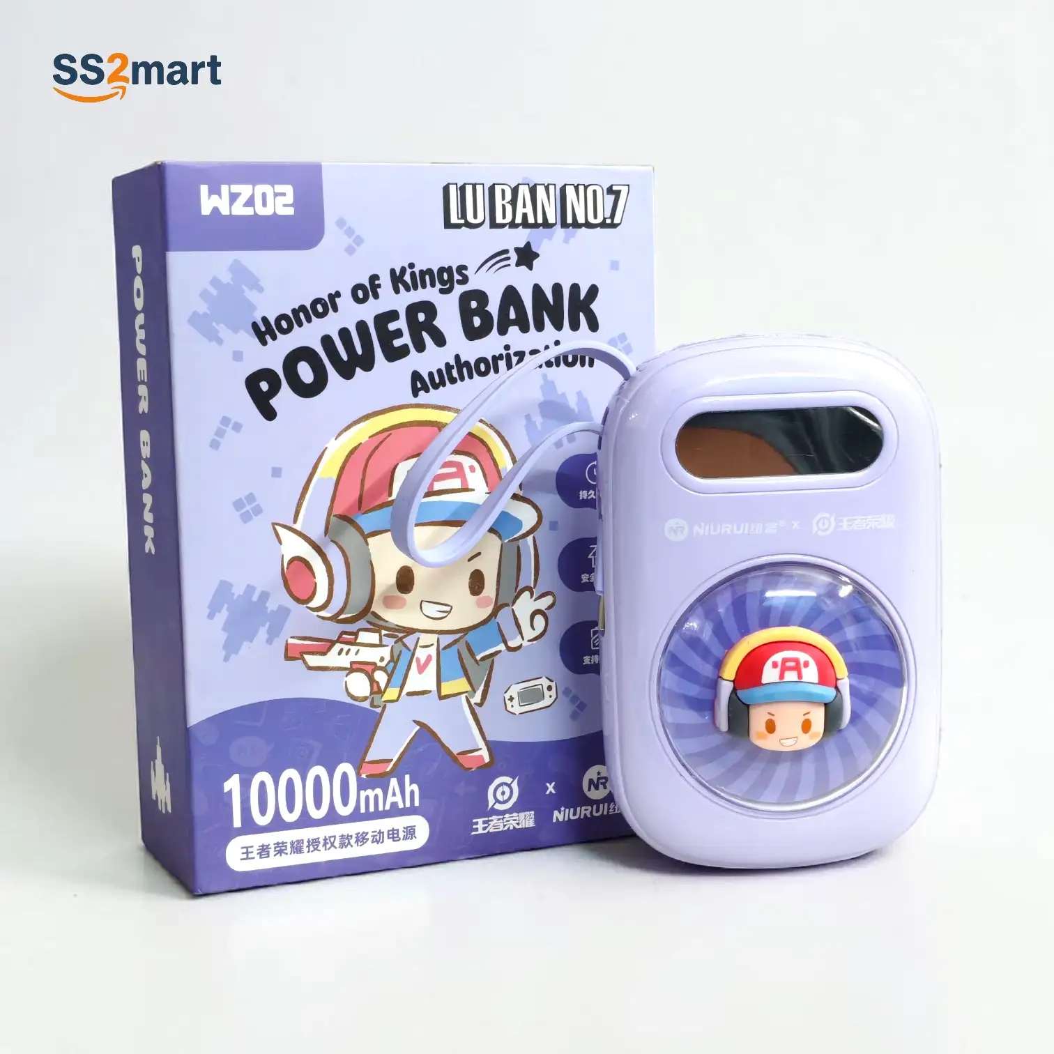 Honor of Kings Power Bank 10000mAh (WZ02) - Lu Ban No.7 Limited Edition | SS2 Mart Honor of Kings Power Bank 10000mAh (WZ02) - Lu Ban No.7 Limited Edition | SS2 Mart
