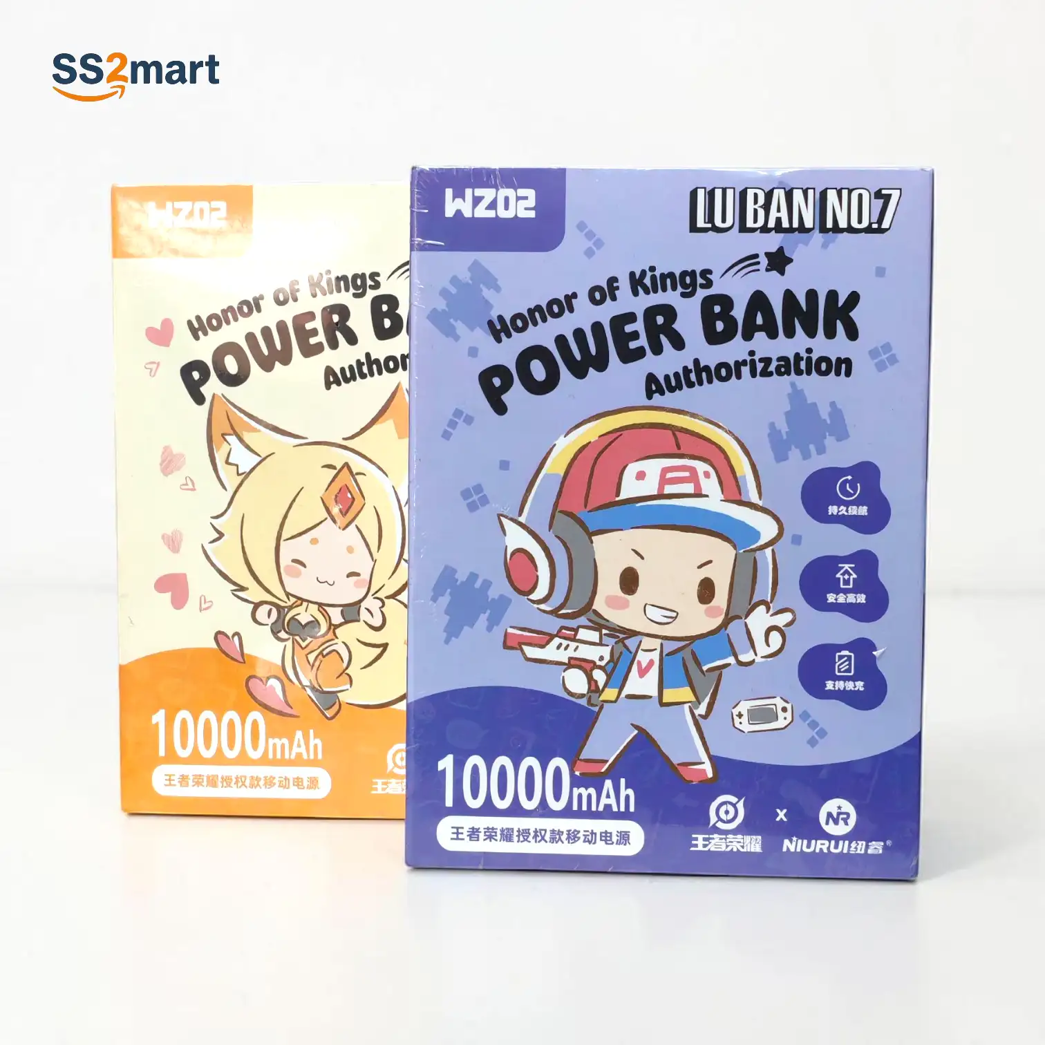 Honor of Kings Power Bank 10000mAh (WZ02) – Lu Ban No.7 Limited Edition | SS2 Mart Honor of Kings Power Bank 10000mAh (WZ02) - Lu Ban No.7 Limited Edition | SS2 Mart